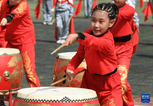 北京平谷：乡村小学将鼓文化融入美育课程