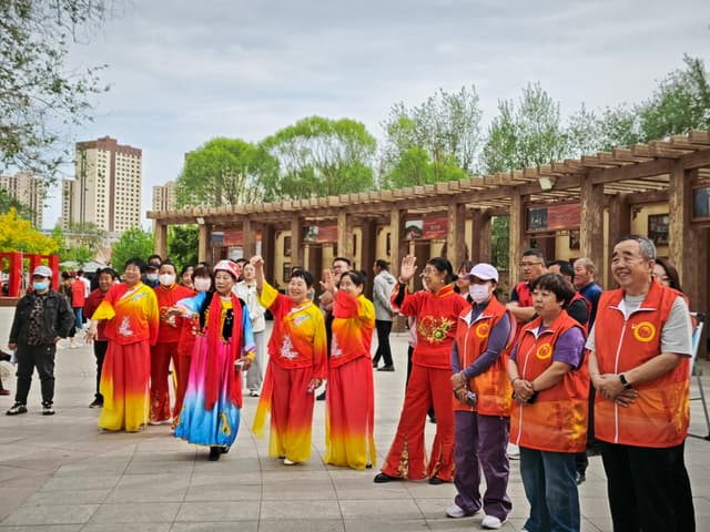 内蒙古赤峰市林西县南街服务站：便民大集聚温情 邻里相依话团结