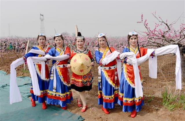 河南孟津送庄：千亩桃花竞相绽放 风景变“钱”景