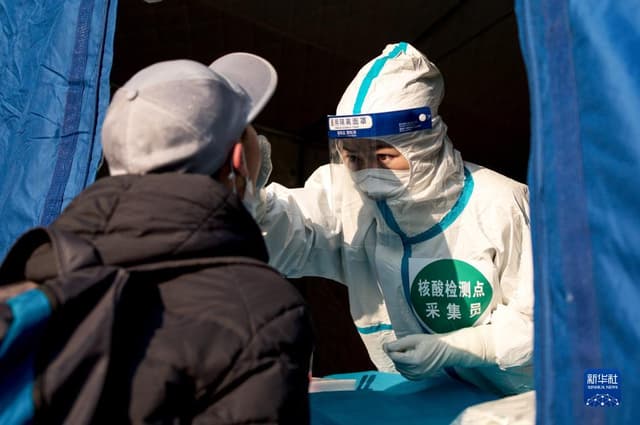 青海西宁市城西区和湟源县开展全员核酸检测