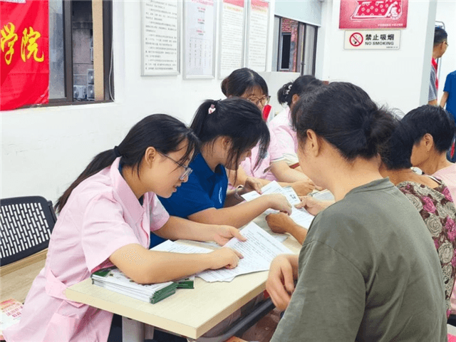 南昌医校联动进社区 青春义诊暖民心