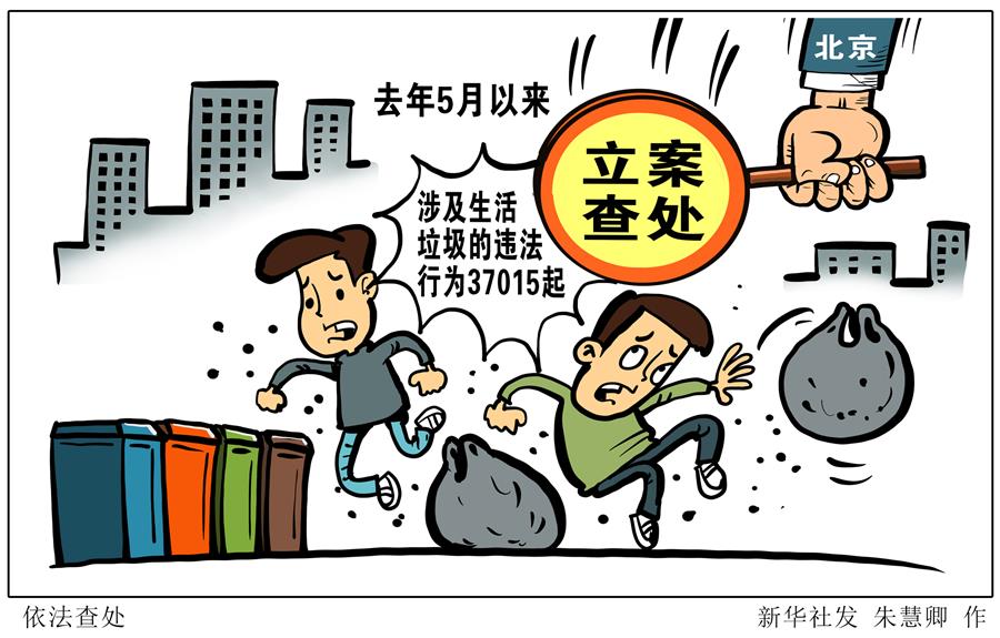 北京：去年5月以来立案查处涉及生活垃圾的违法行为37015起