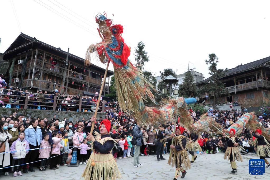 贵州榕江：侗族同胞欢庆“萨玛节”